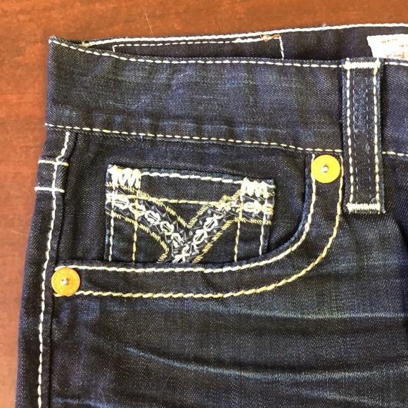 NWT Big Star Union Vintage Jeans, Thick Stitch Embroidered - Picture 10 of 12